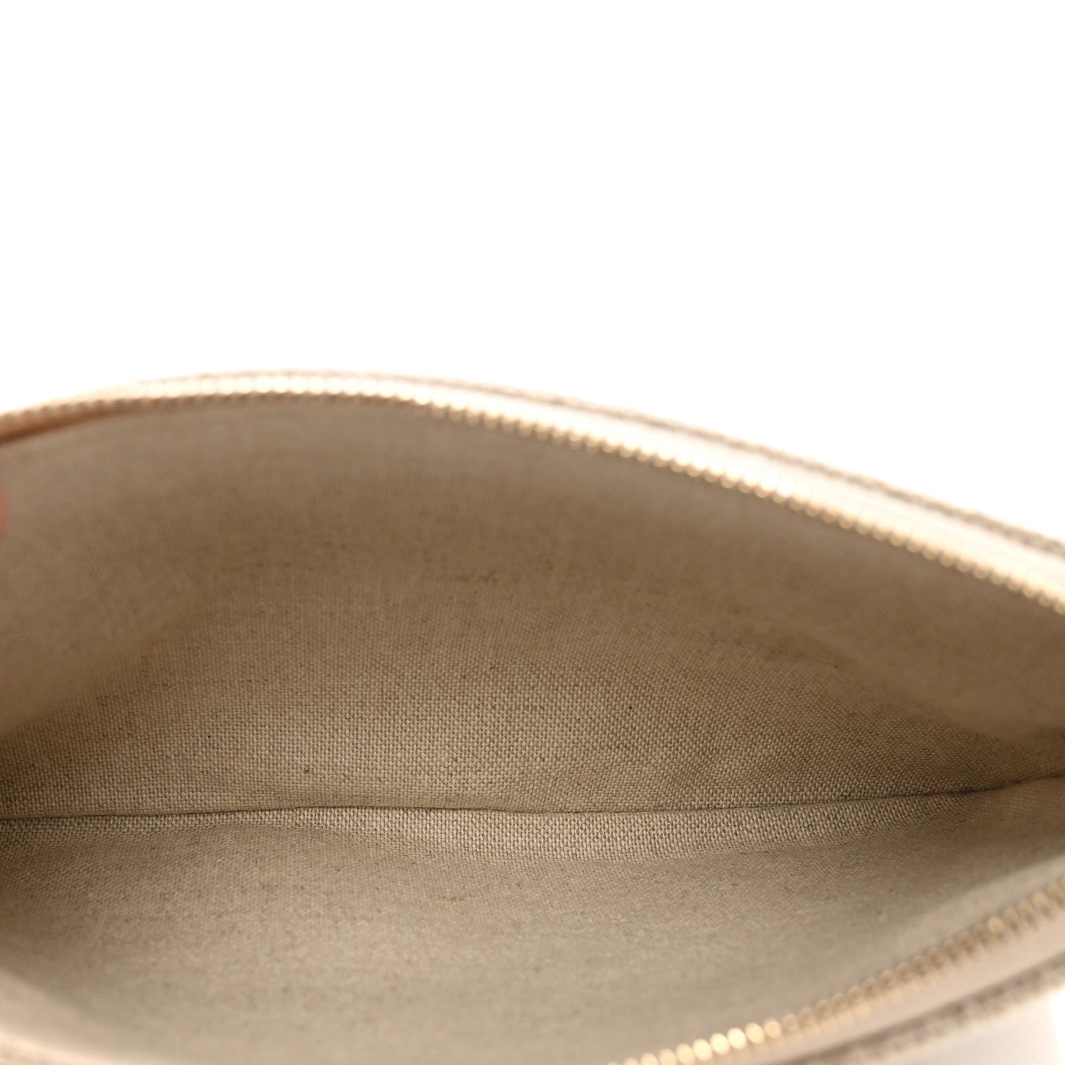 Chanel Mixed Fibers Small Deauville Pouch Beige Black 5 of 5