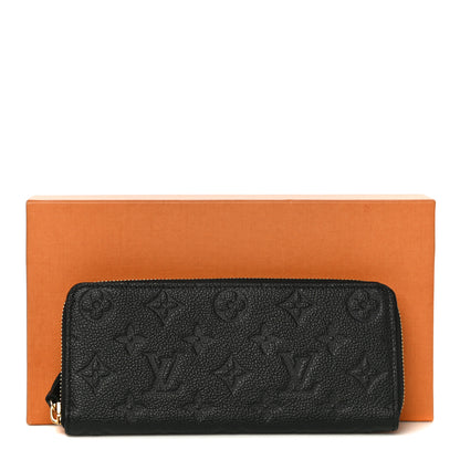Louis Vuitton Empreinte Clemence Wallet Black 12 of 12