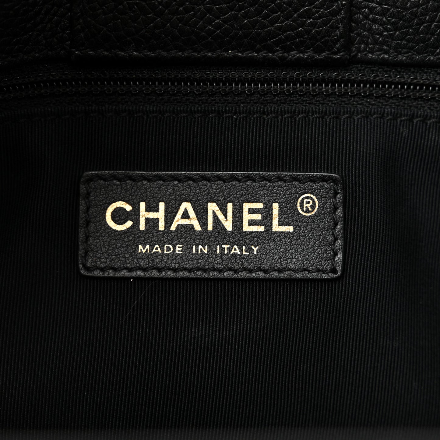 Calfskin Small Cerf Executive Shopper Tote Black