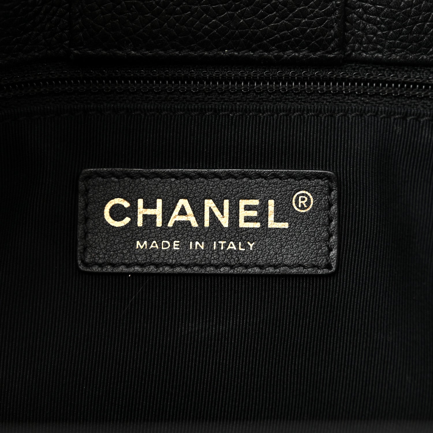 Chanel Calfskin Small Cerf Executive Shopper Tote Black 6 of 10