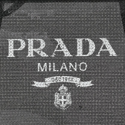 Prada Sequin Mesh Small Tote Bag Black 6 of 8