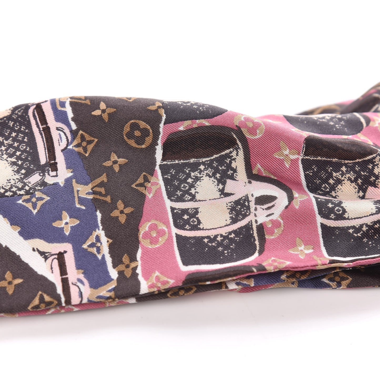 Silk Monogram Voyage Bandeau