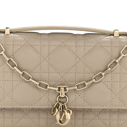 Christian Dior Lambskin Cannage Mini My Dior Bag Sand 8 of 13