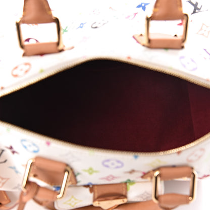 Louis Vuitton Monogram Multicolor Speedy 30 White 5 of 9