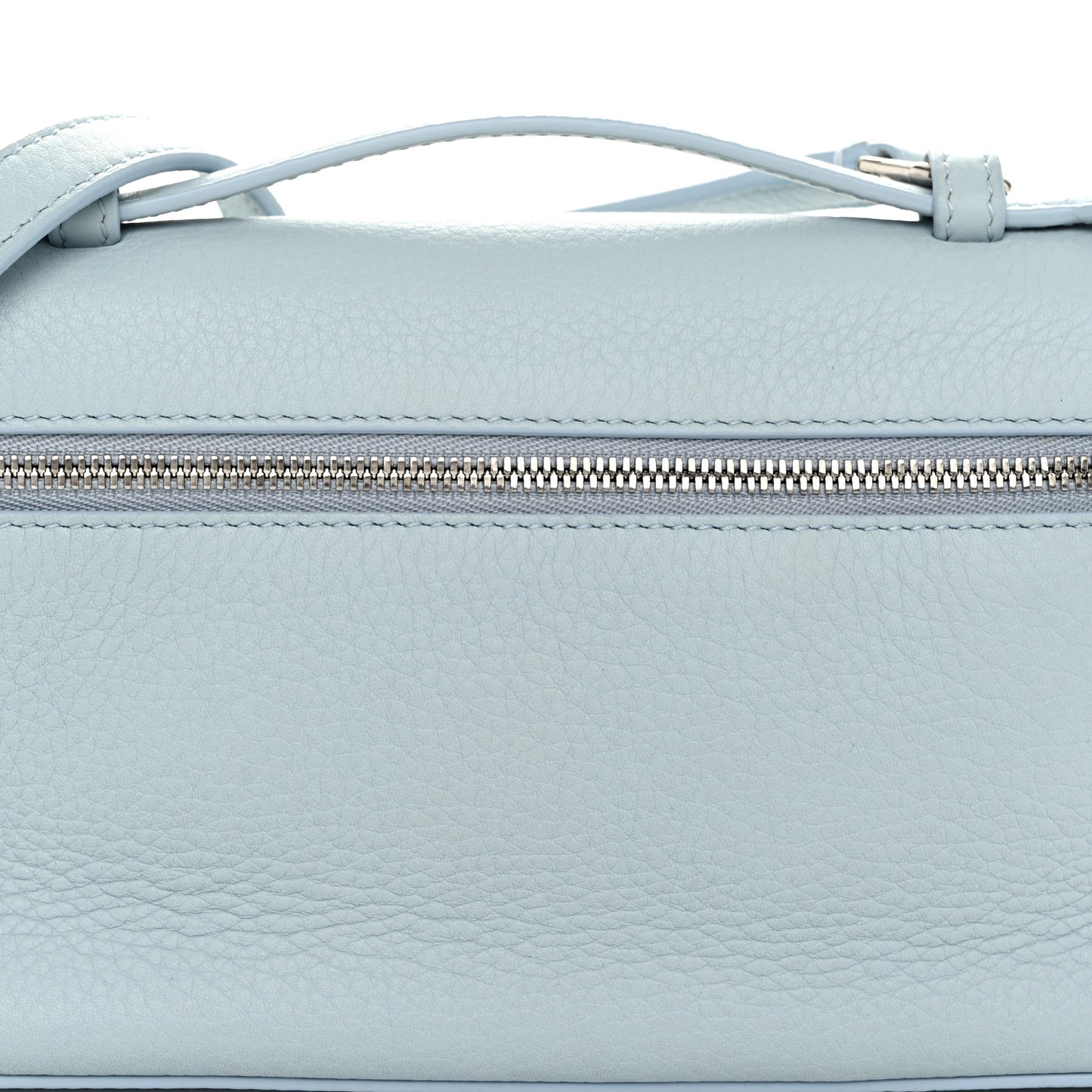 Grained Calfskin L19 Extra Pocket Pouch Minty Breeze