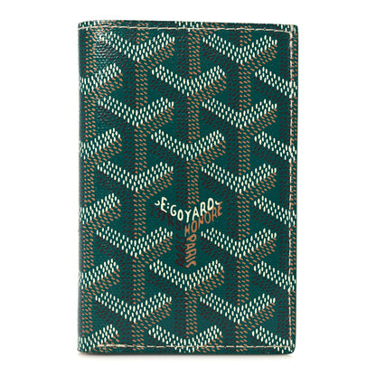 Goyard Goyardine Saint Pierre Card Holder Green 1 of 7