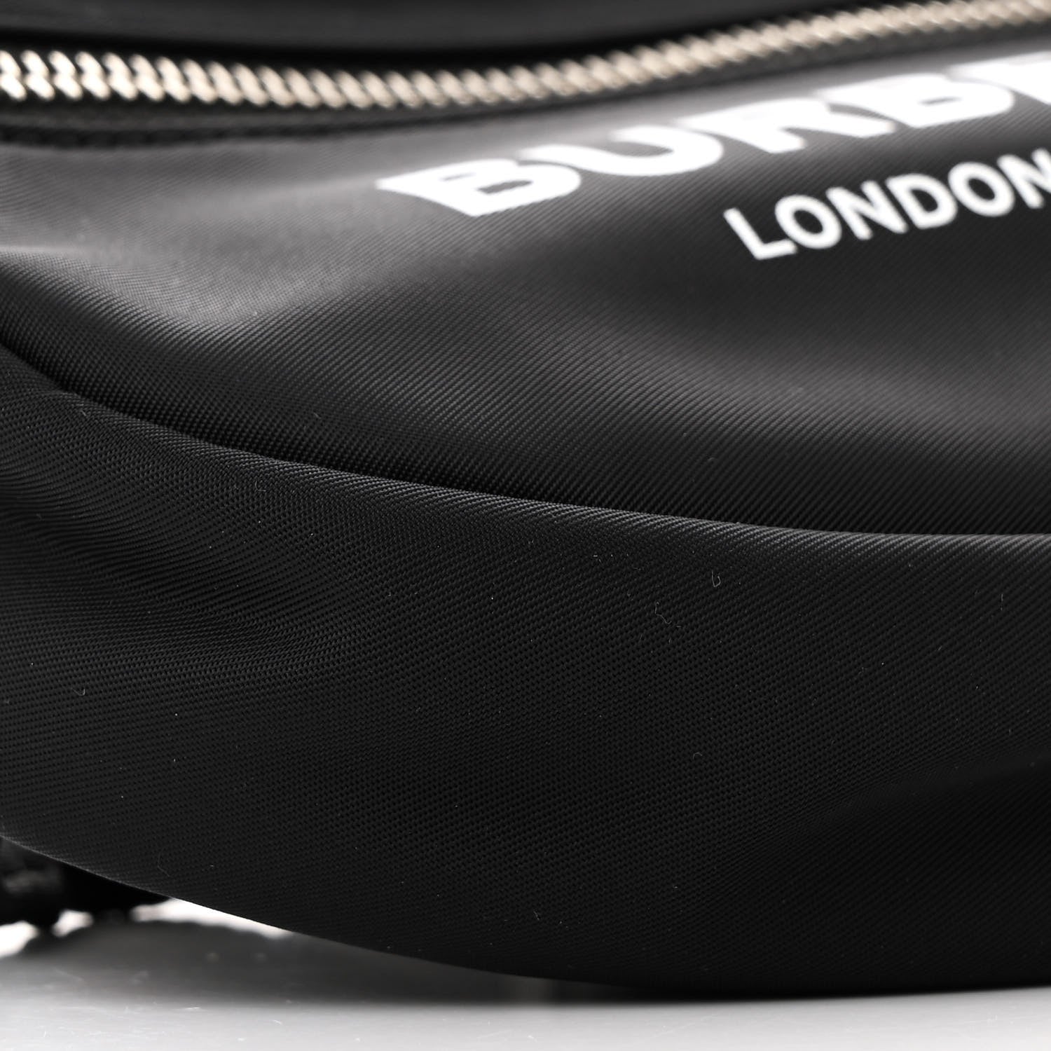 Burberry Econyl Logo Print Small Cannon Bum Bag Black 1729425