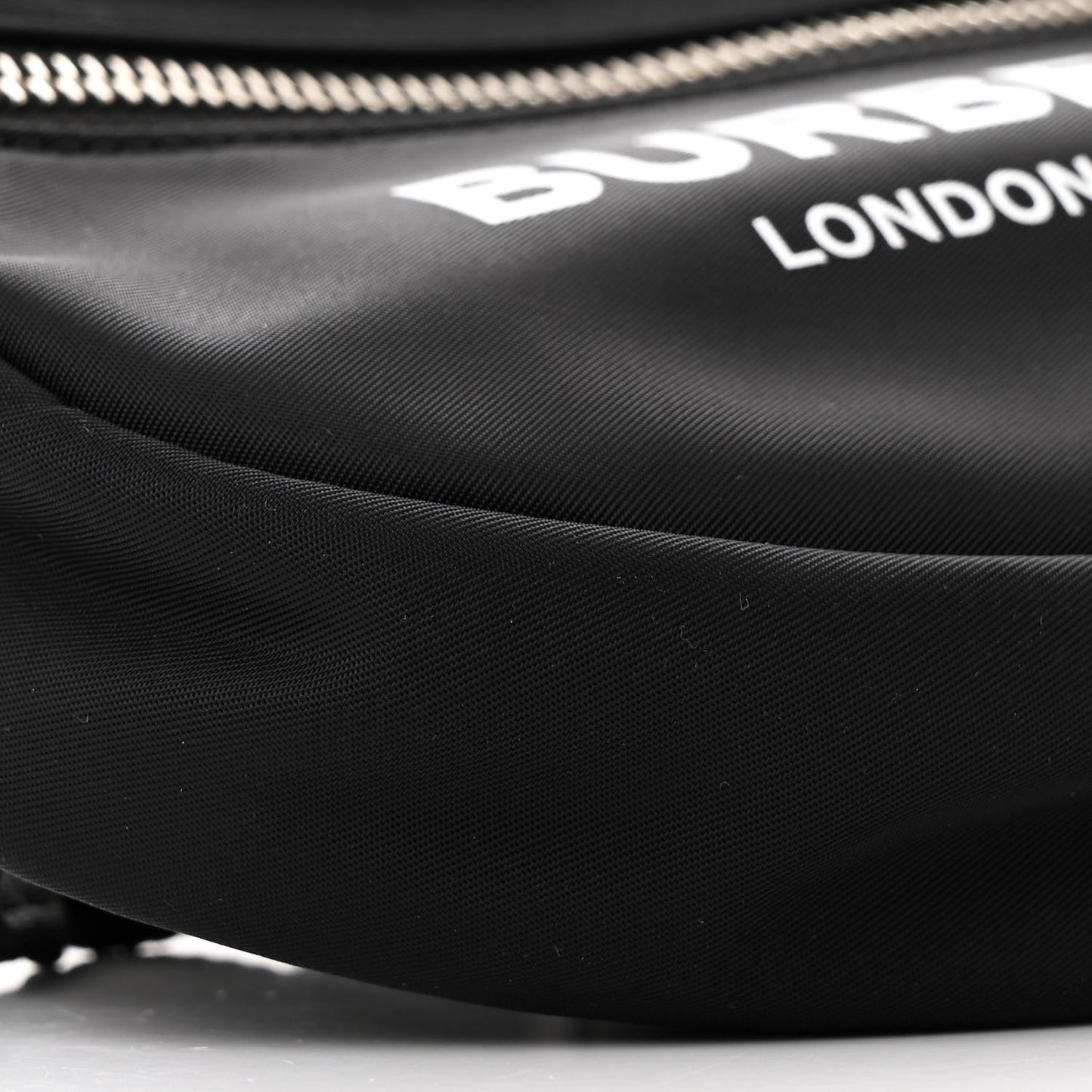 Econyl Logo Print Small Cannon Bum Bag Black