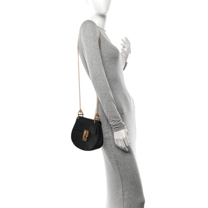 Chloe Grained Lambskin Mini Drew Shoulder Bag Black 2 of 11