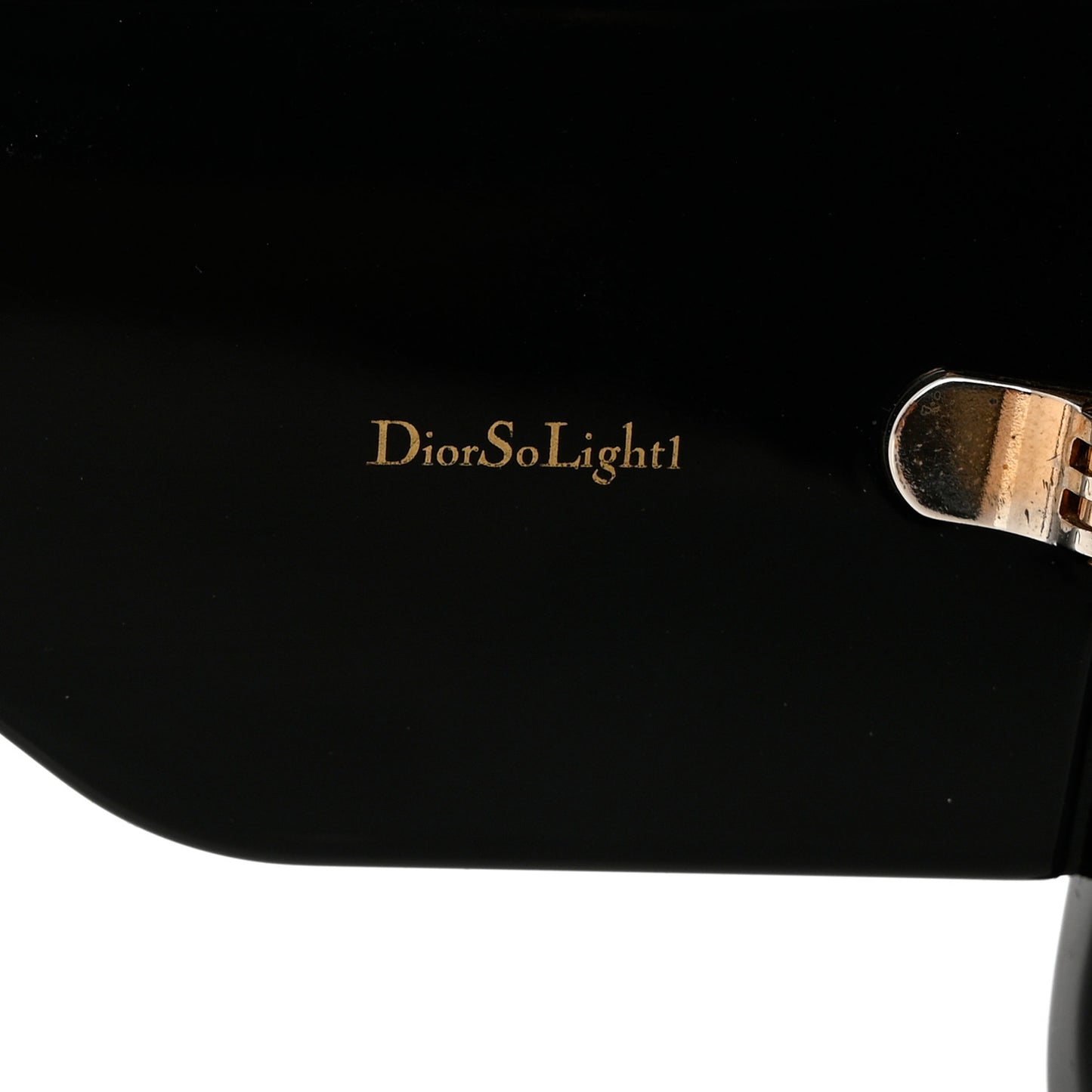 Acetate DiorSo Light 1 Shield Sunglasses Black