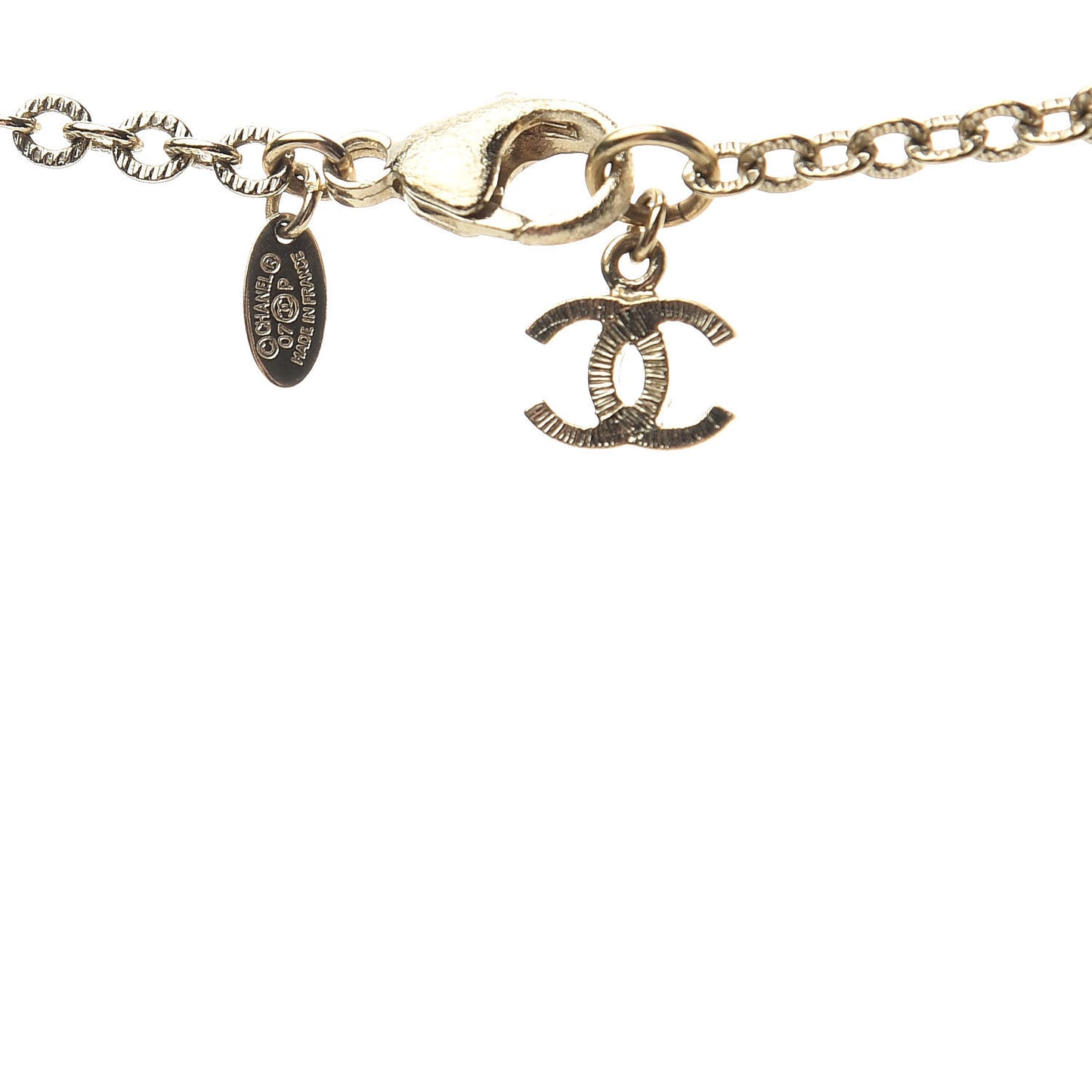 Gripoix Pearl Medallion Necklace Gold