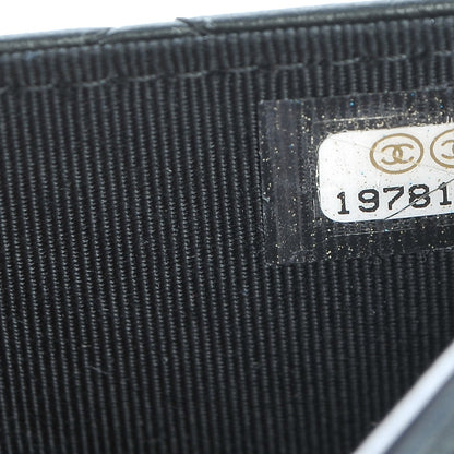 Chanel Lambskin Quilted Wallet On Chain WOC Black 8 of 9