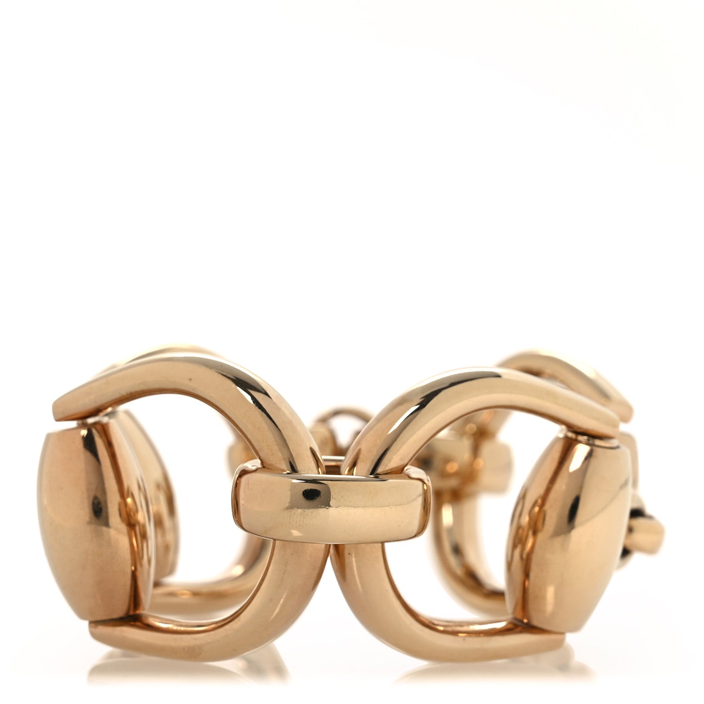Metal Horsebit Bracelet M Gold