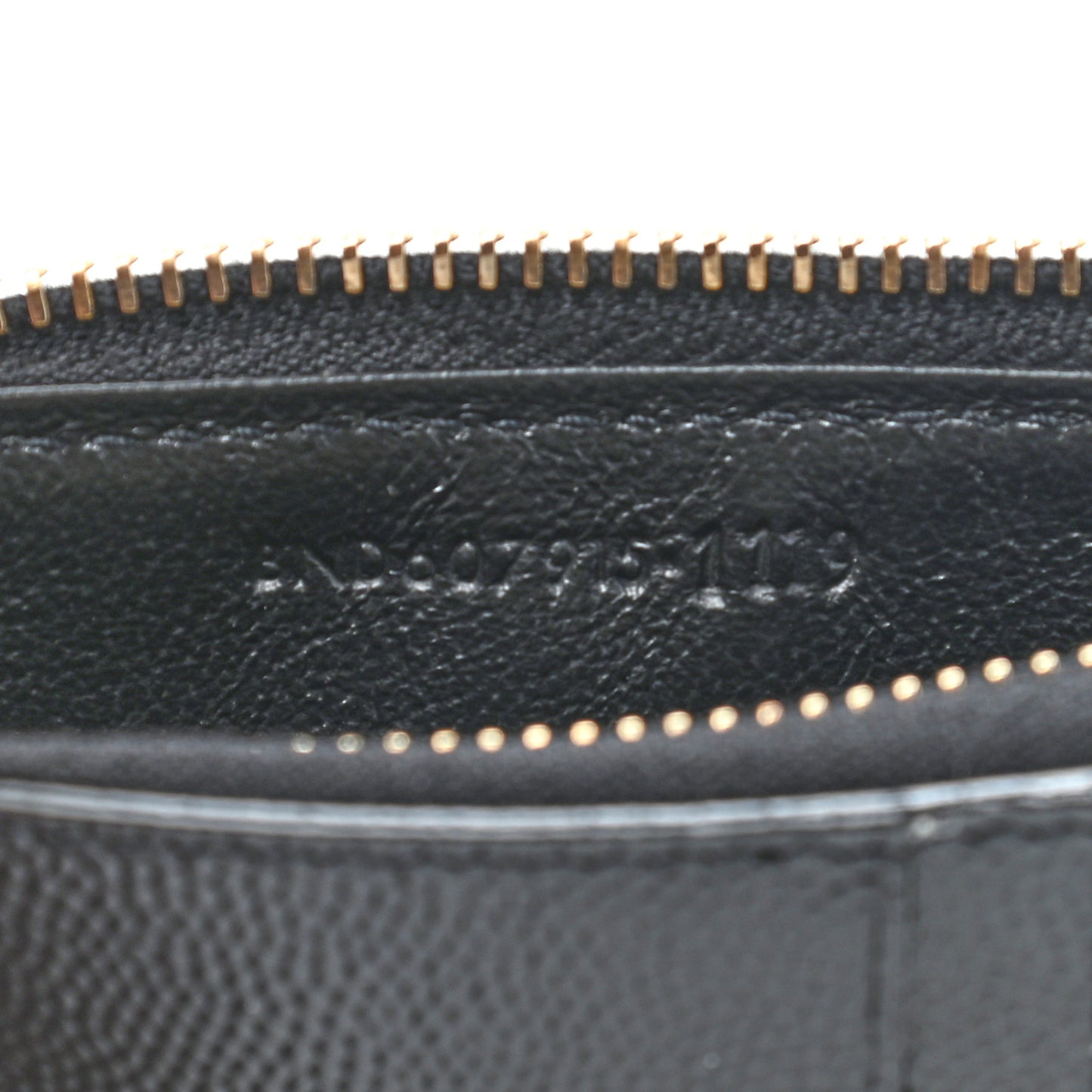 Monogram Grain de Poudre 5 Fragments Zip Pouch Card Holder Black