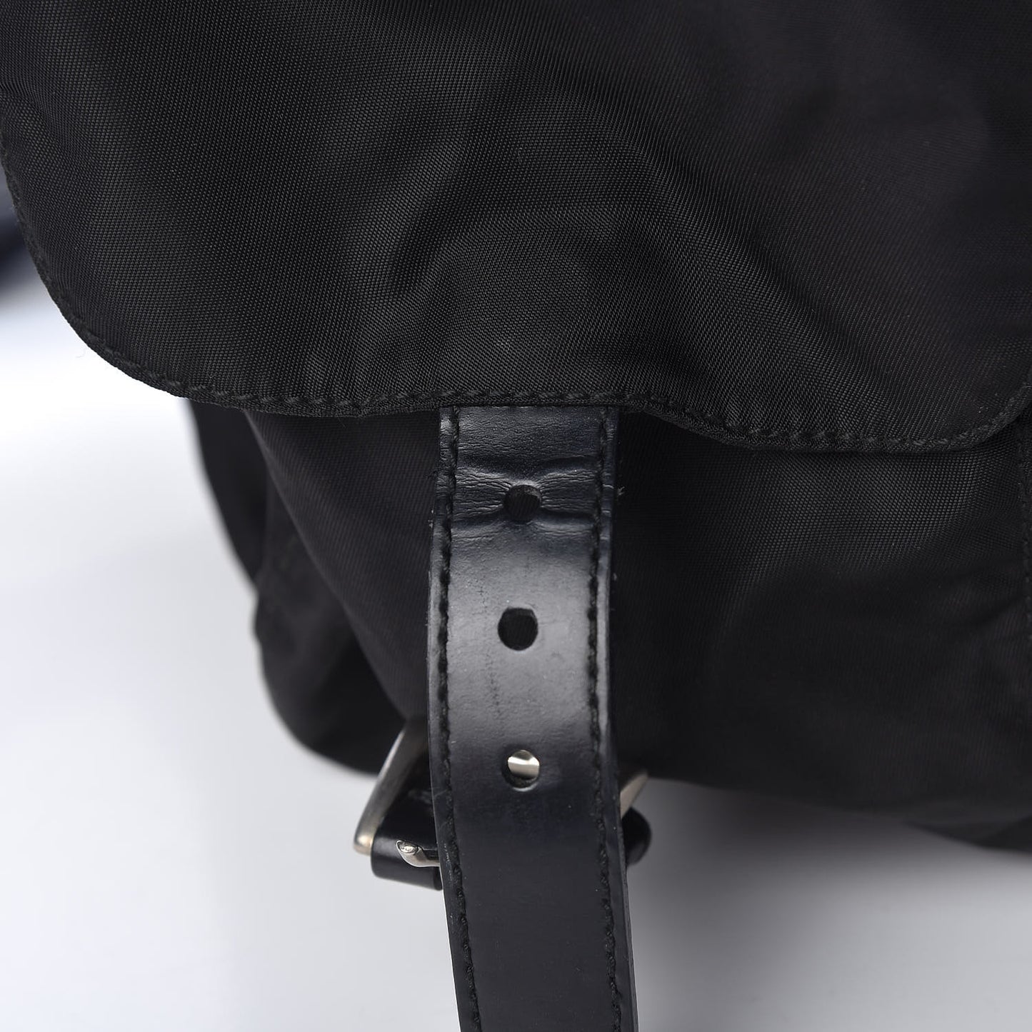 Nylon Vela Medium Backpack Black