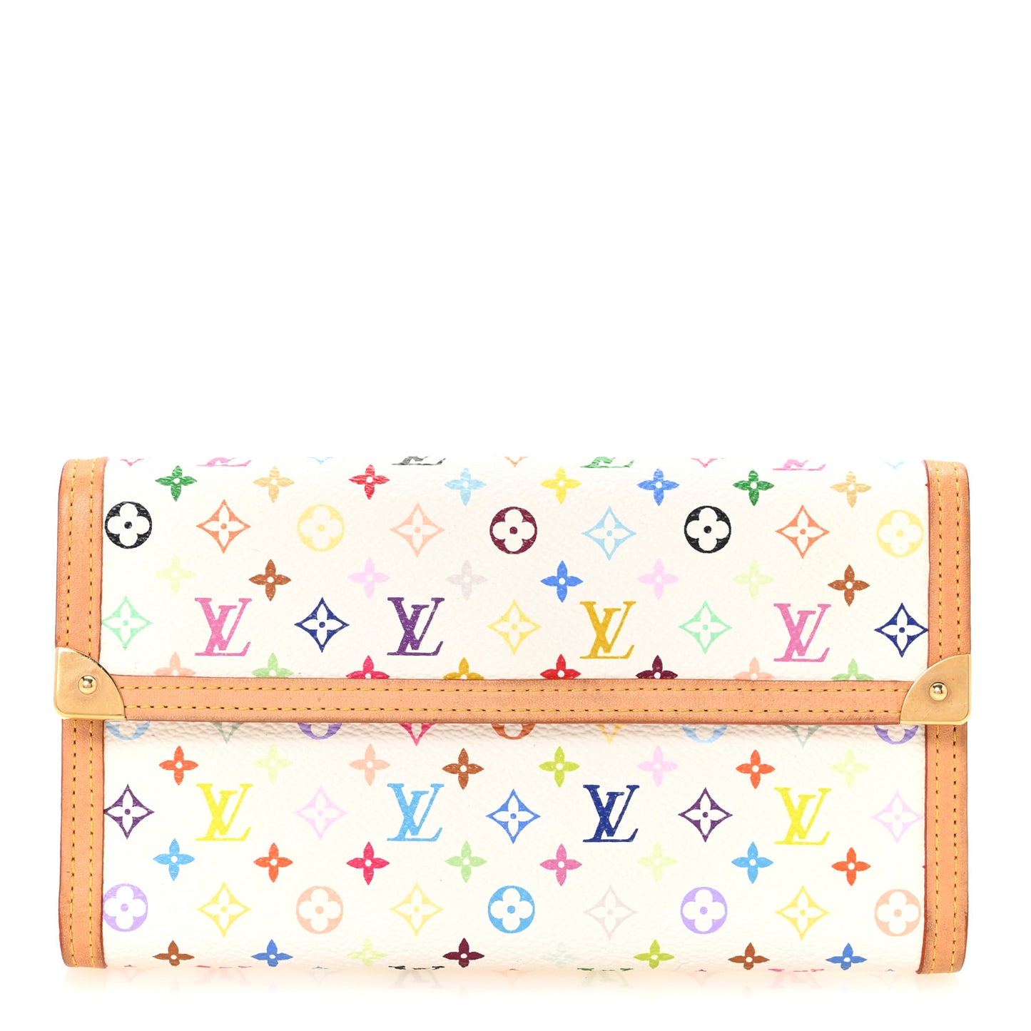 Monogram Multicolor Porte Tresor International Wallet White