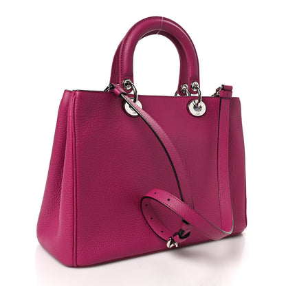 Christian Dior Calfskin Medium Diorissimo Bag Fuchsia 4 of 11