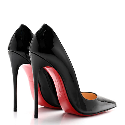 Christian Louboutin Patent So Kate 120 Pumps 37 Black 4 of 8