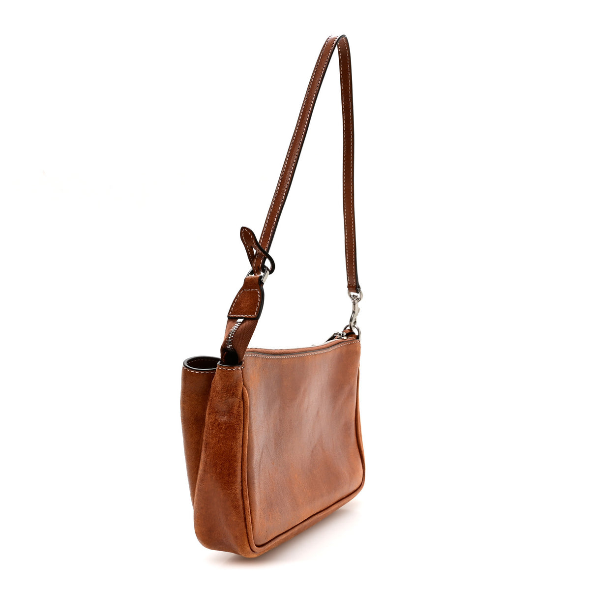 Vegetable Tanned Lambskin Rodeo Sling Pochette Tan Cowboy