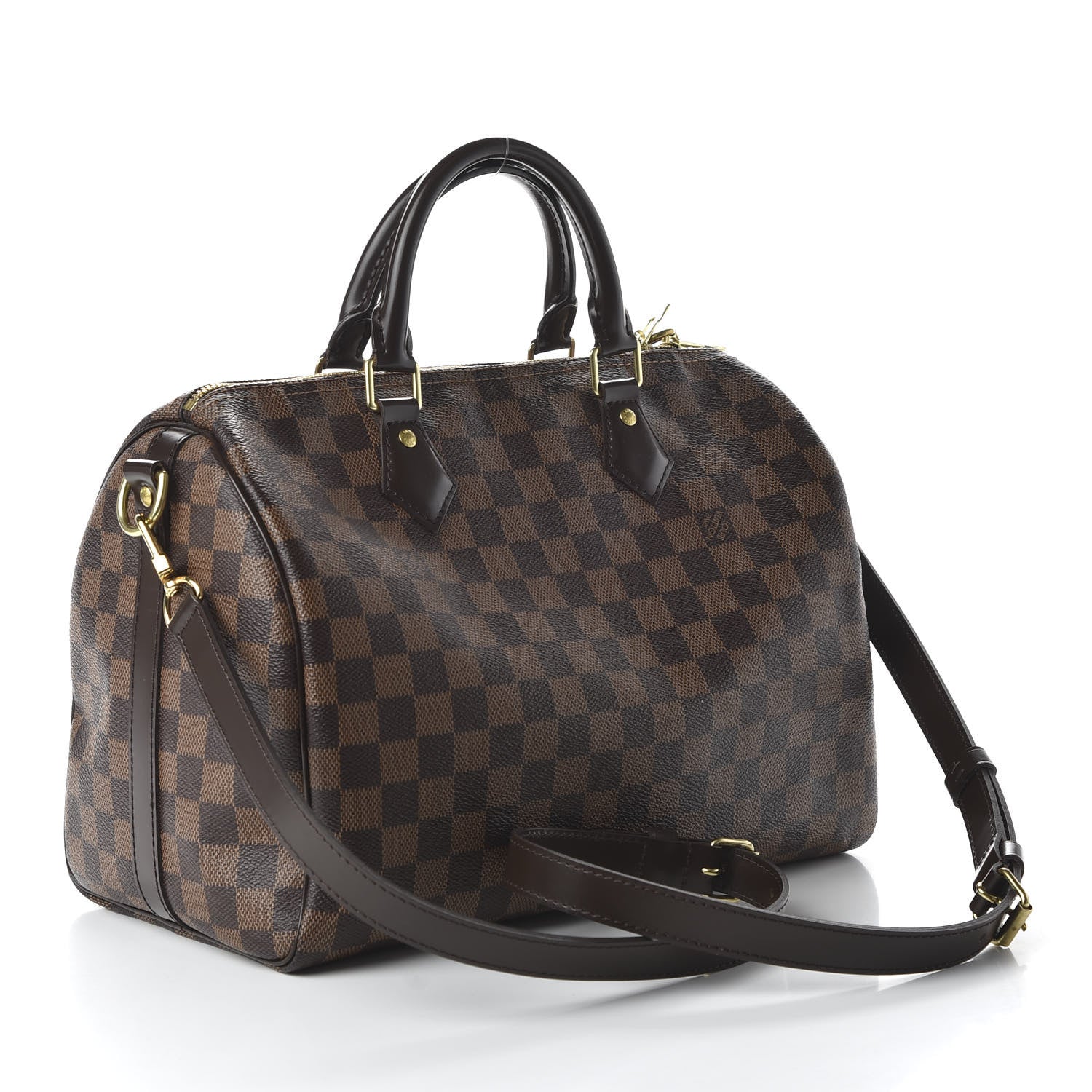 Louis Vuitton Damier Ebene Speedy Bandouliere 30 3 of 10