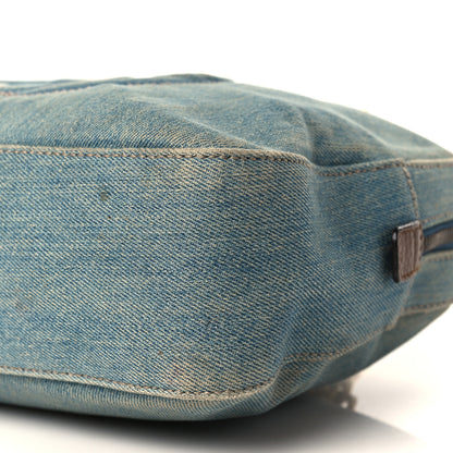 Gucci Denim Small Soho Bowler Blue 9 of 11