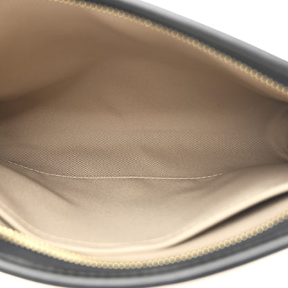 Louis Vuitton Raffia Calfskin Monogram Toiletry Pouch 26 On Chain Beige Black 5 of 9