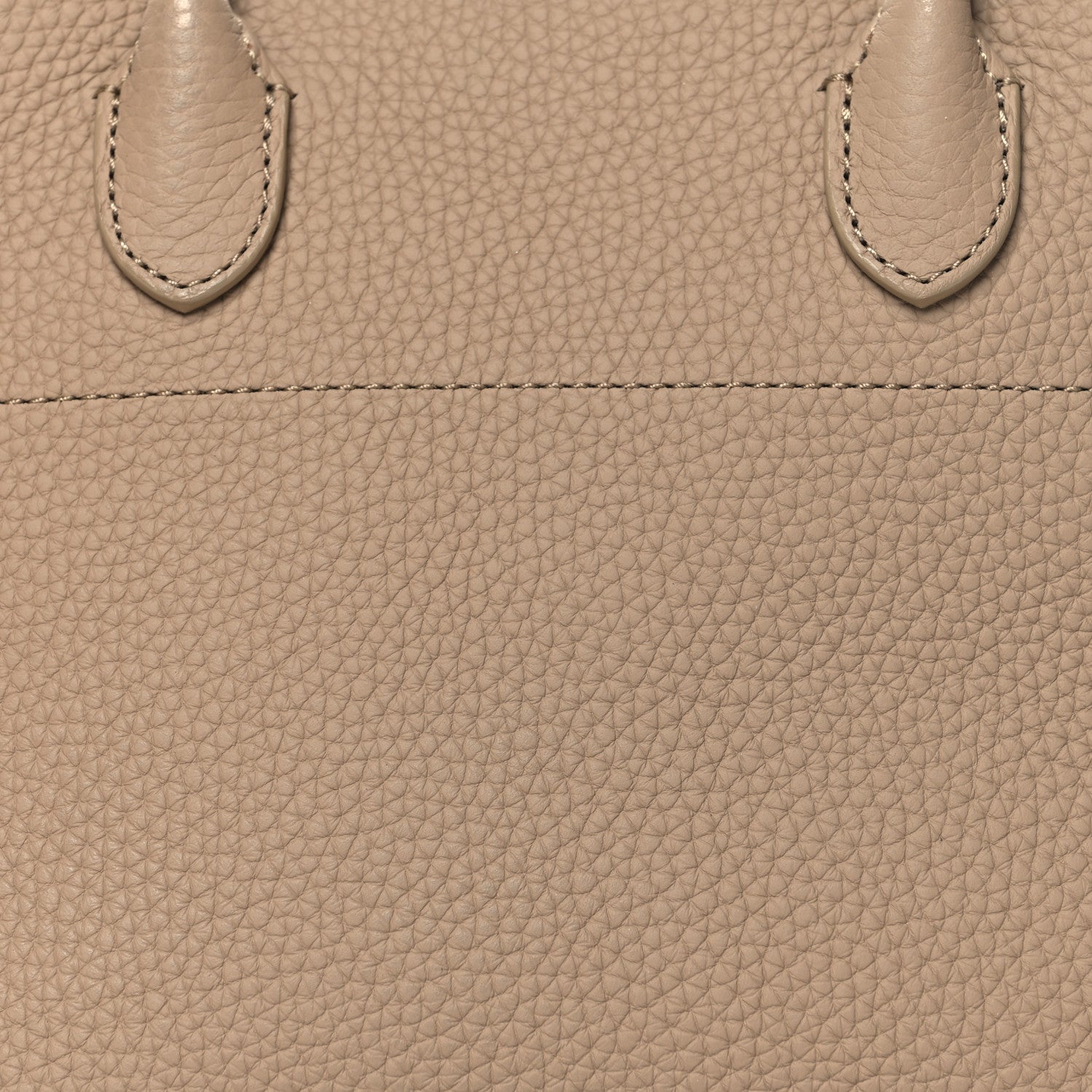 The Row Grained Calfskin Soft Margaux 10 Bag Dark Taupe 7 of 12
