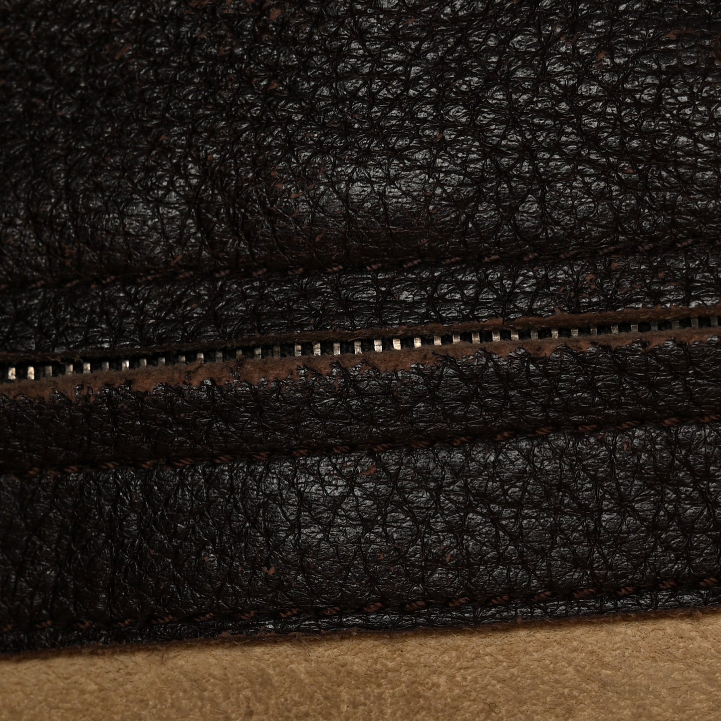 Cervo Deerskin Large Hobo Ebano