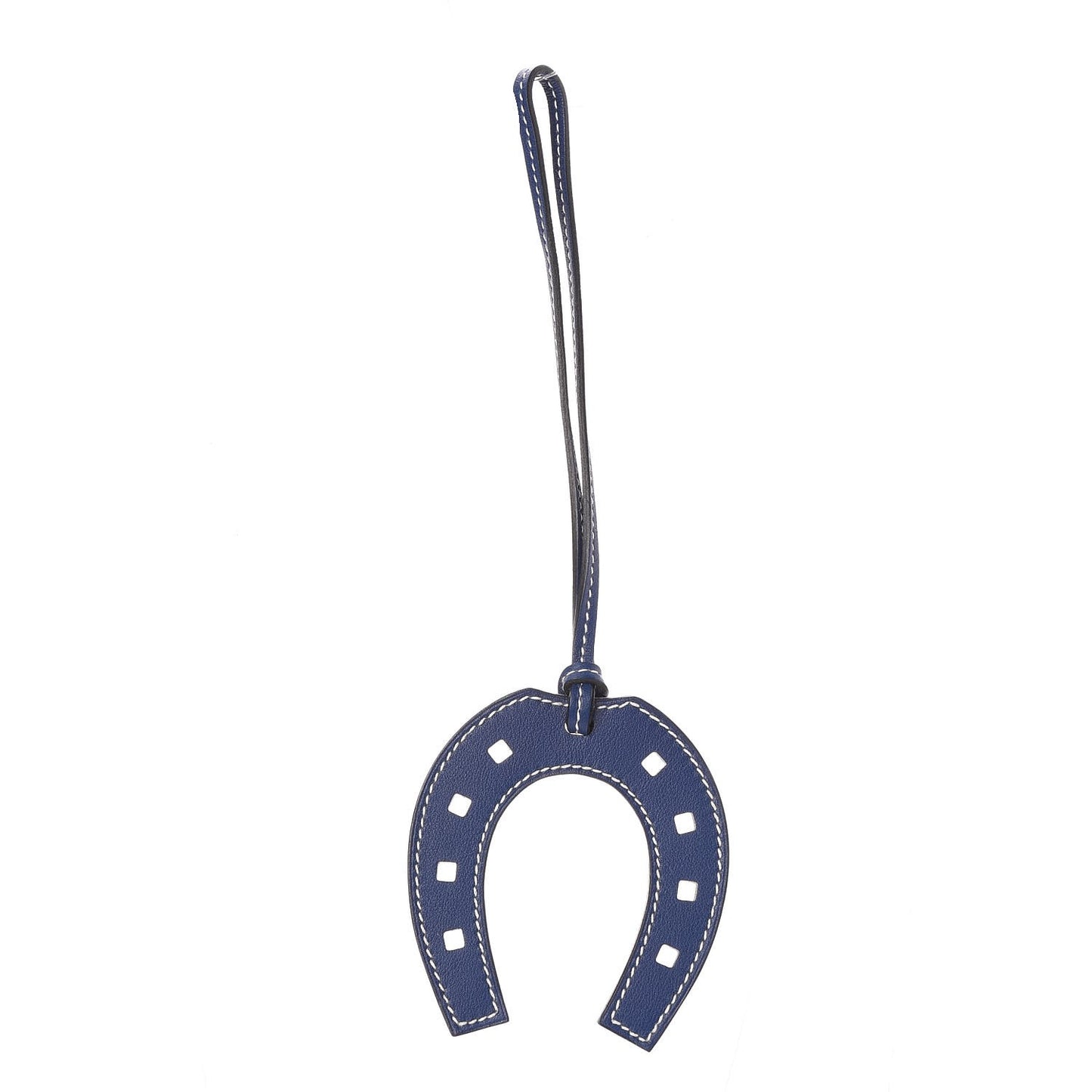 Swift Paddock Horseshoe Bag Charm Bleu Saphir