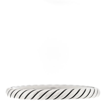 David Yurman Sterling Silver Cable Classics Band Ring 63 10.25 3 of 4
