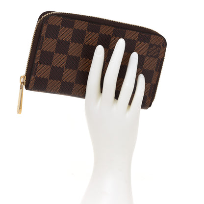 Louis Vuitton Damier Ebene Zippy Compact Wallet 2 of 8