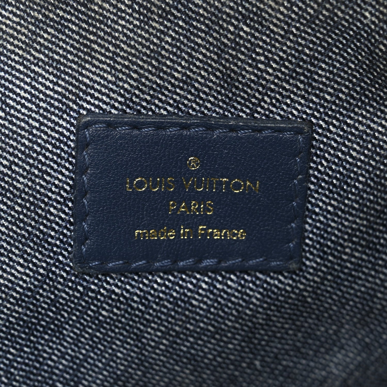 Louis Vuitton Lambskin Embossed Monogram Coussin PM Denim Blue 8 of 12