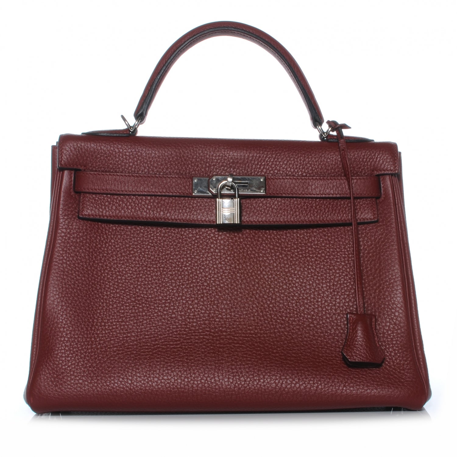 Hermes Taurillon Clemence Kelly 32 Rouge H 1 of 10