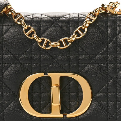 Christian Dior Calfskin Cannage Small Caro Bag Black 8 of 10