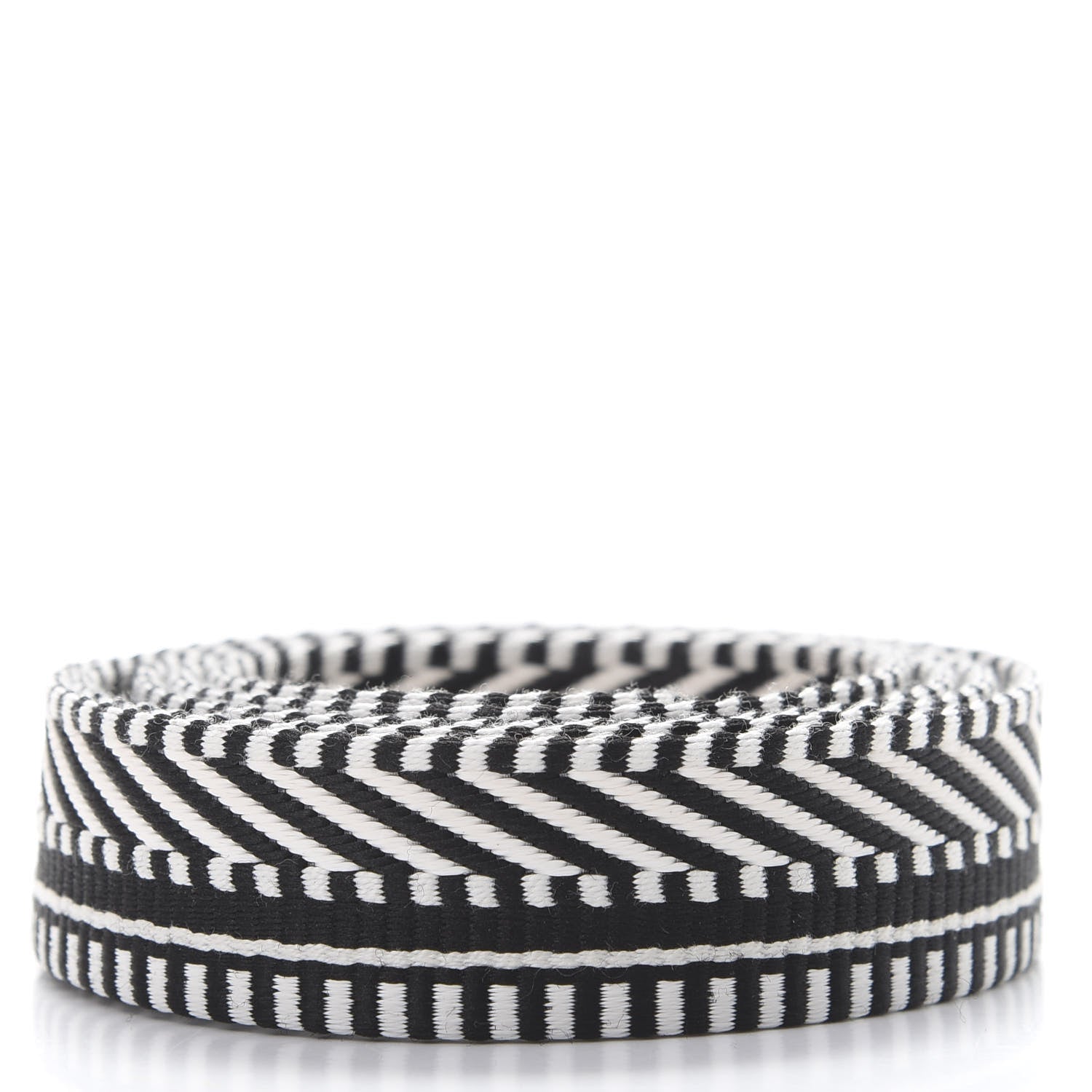 Hermes Toile Swift 25mm Sangle Cavale Shoulder Strap Black Ecru 2 of 5