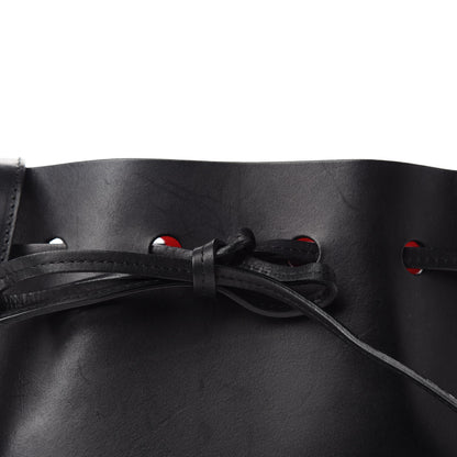 Mansur Gavriel Calfskin Mini Bucket Bag Black Flamma 10 of 10