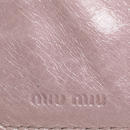 Miu Miu Matelasse Compact Wallet Deserto 6 of 8