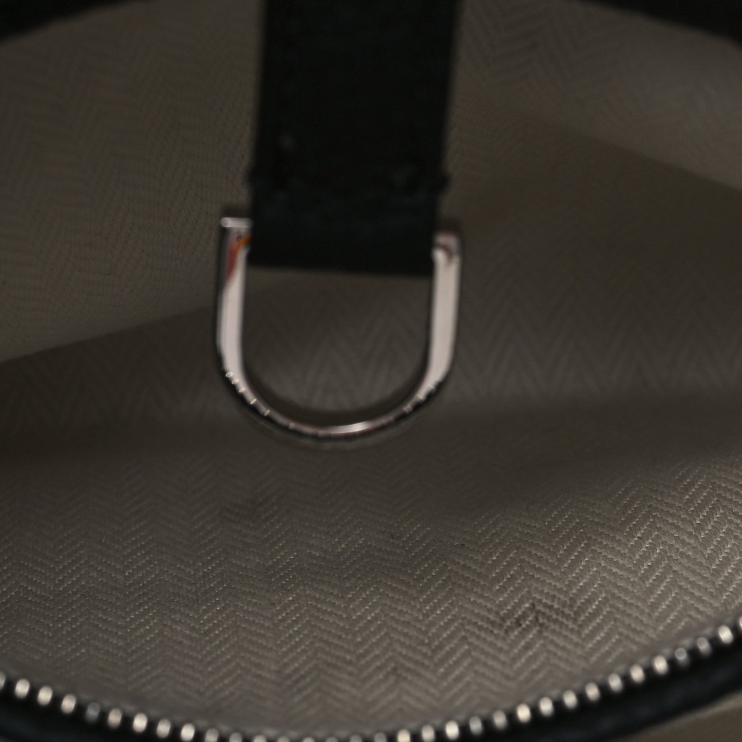 Matte Grained Calfskin Soft Margaux 15 Black