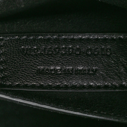 Saint Laurent Metallic Calfskin Small Classic Monogram Kate Satchel Oro 7 of 11