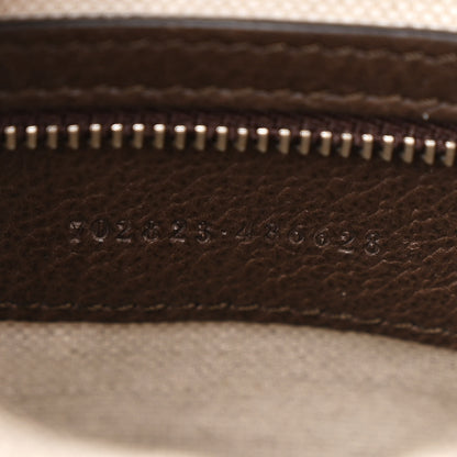 Gucci GG Supreme Monogram Textured Calfskin Web Large Attache Shoulder Bag  Beige Blue 7 of 11