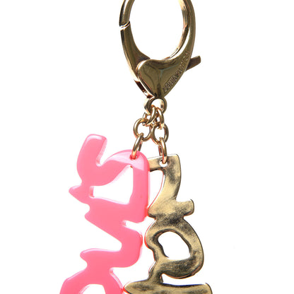 Louis Vuitton Graffiti Bag Charm Pink 3 of 3
