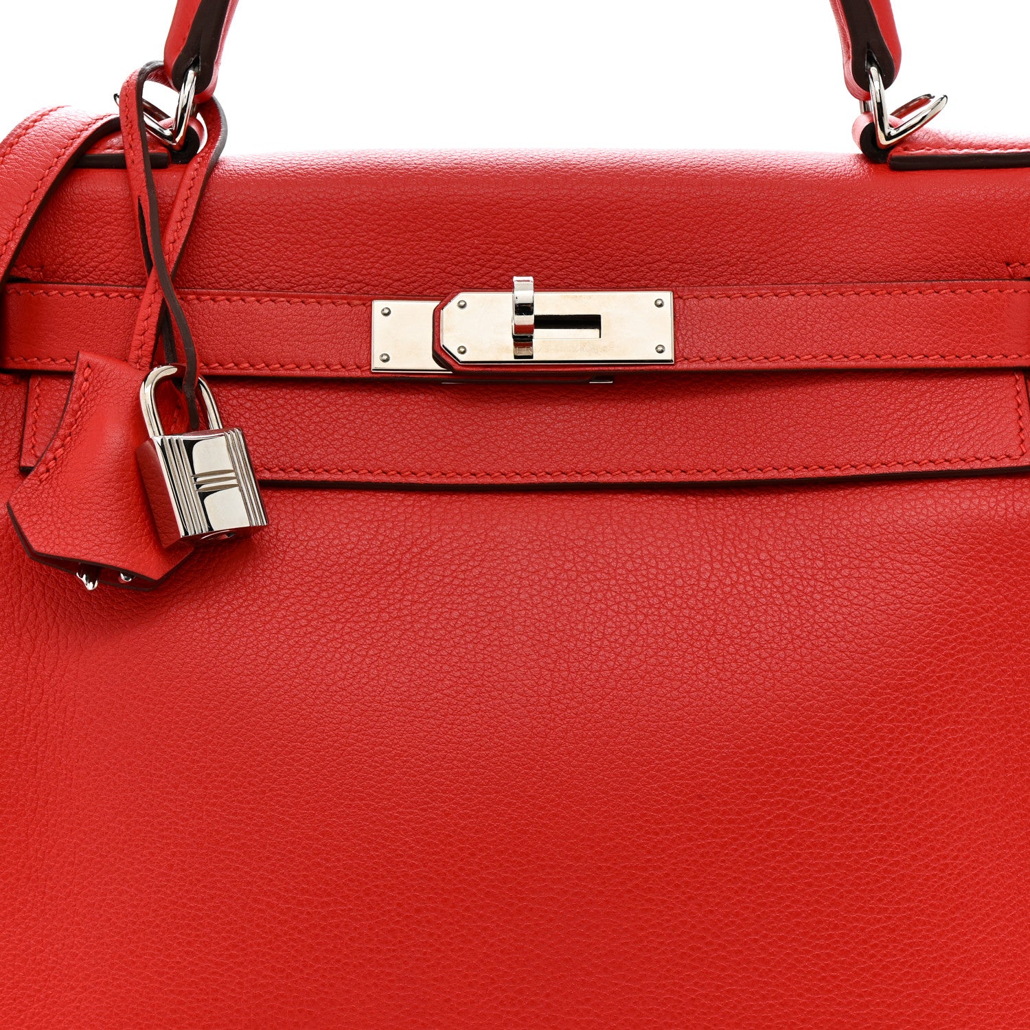 Hermes Evercolor Kelly Retourne 28 Rouge Tomate 8 of 18