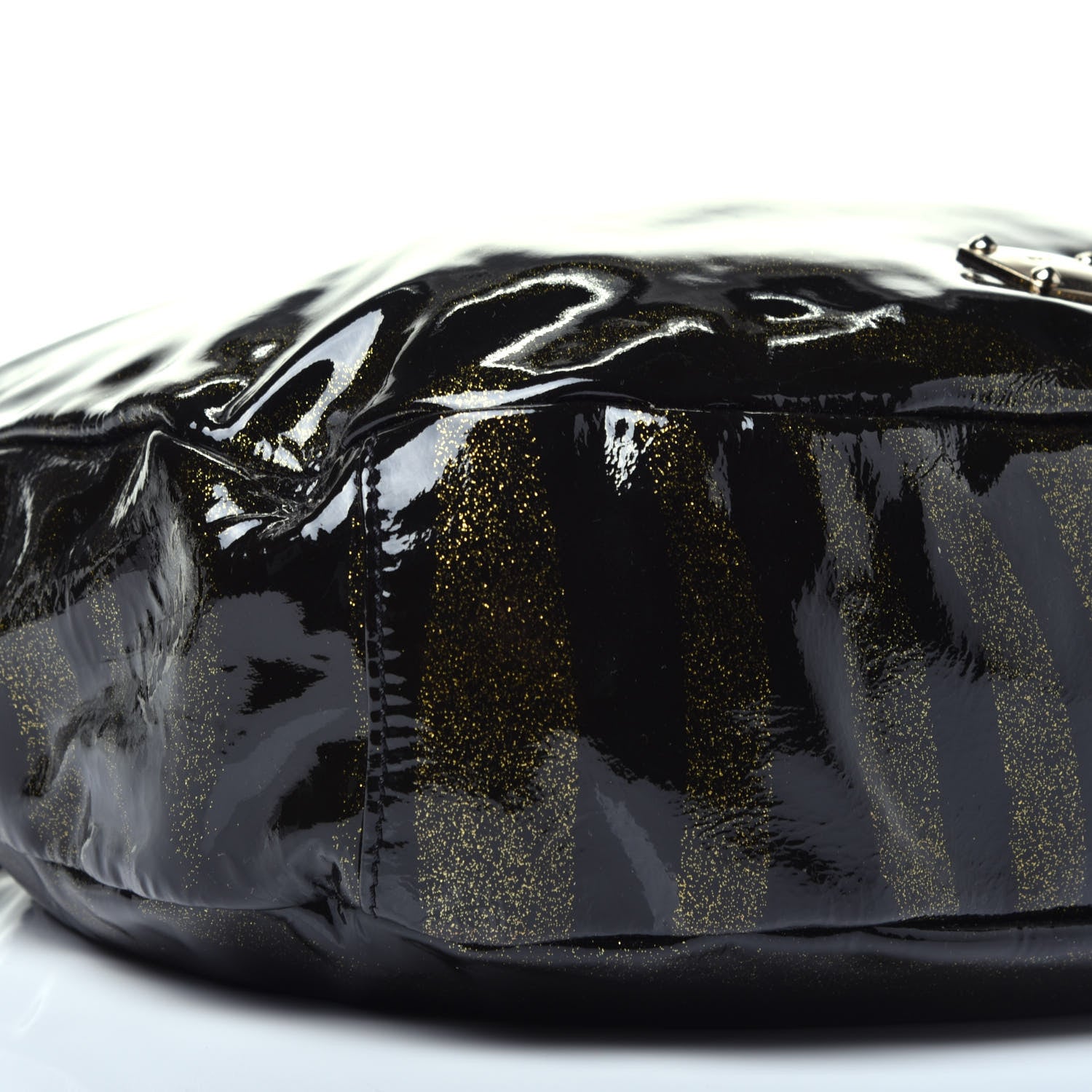 Jimmy Choo Patent Zebra Print Sky Hobo Black 7 of 8