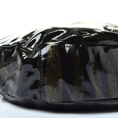 Jimmy Choo Patent Zebra Print Sky Hobo Black 7 of 8