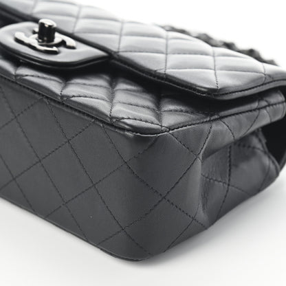 Chanel Lambskin Quilted Mini Rectangular Flap So Black 9 of 9