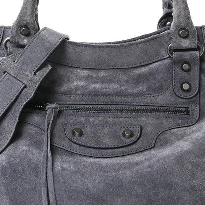 Balenciaga Baby Daim Suede Classic Hardware Velo Grey 9 of 11
