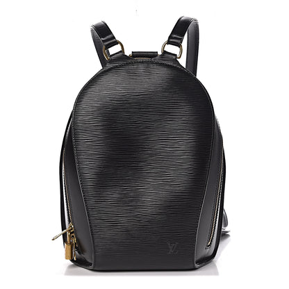 Louis Vuitton Epi Mabillon Backpack Black 1 of 12