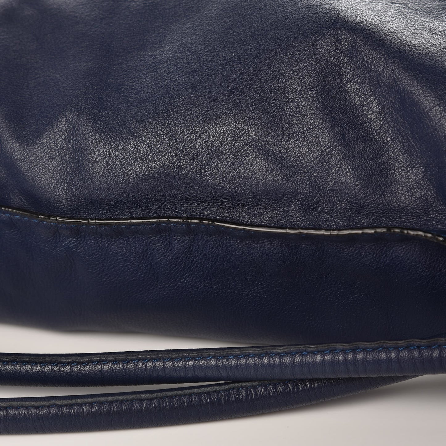 Calfskin Yago Knot Bag Navy