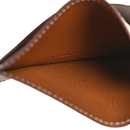 Hermes Barenia Faubourg Epsom Evercolor Les Petits Chevaux Card Holder Fauve Craie Beige De Weimar 5 of 8