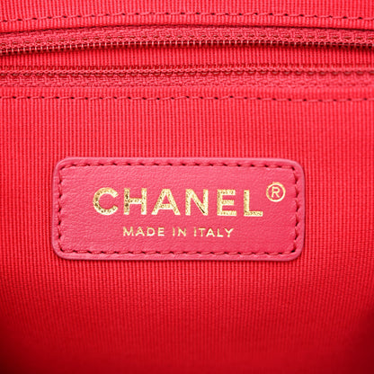 Chanel Shiny Caviar Quilted Chain Melody Backpack Black 6 of 11